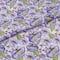 SINGER Packed Purple Blooms & Leaves Cotton Fabric